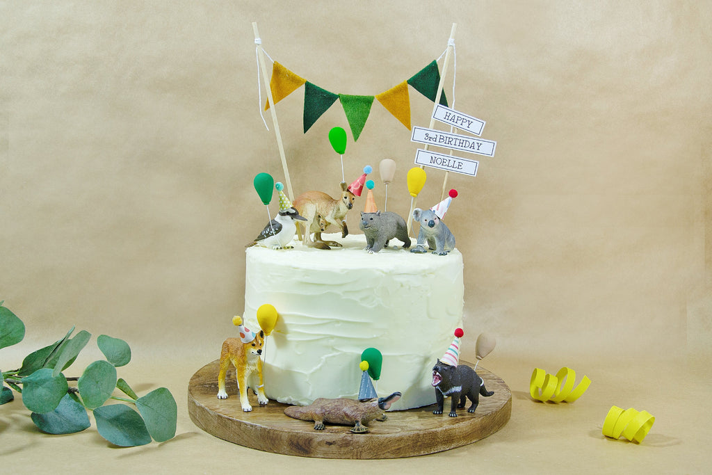 Party Animals Edible Cake Wrap or Balloon Cake Topper - Etsy Sweden